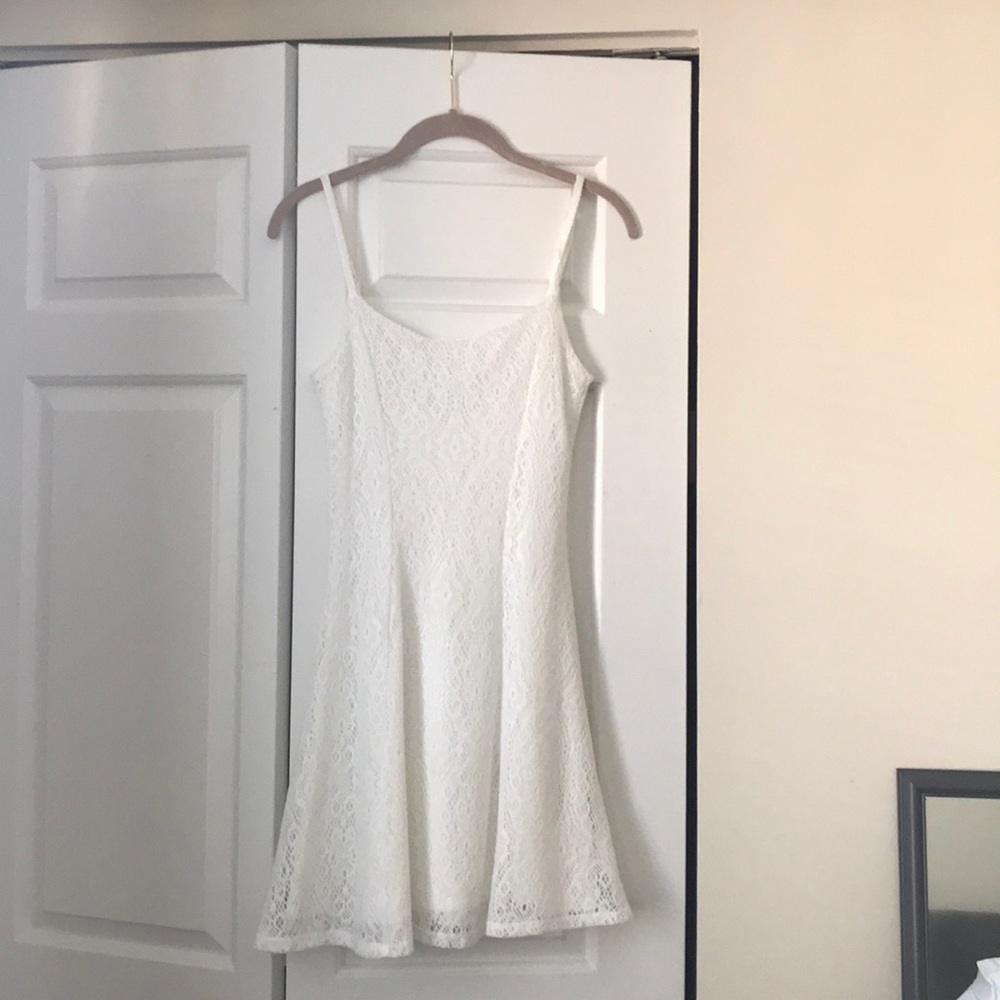 White Graduation dress